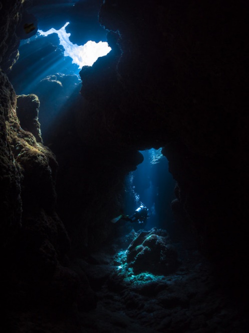 Подводное плаванье в пещерах